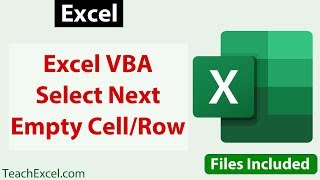 #Excel VBA to Select the Next Empty Cell or Row - Macros