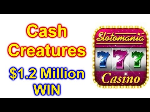 Slotomania Slots Games "Cash Creatures" $1.2 Mil Win - YouTube