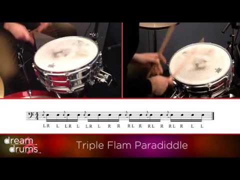 Snare Drum - Triple Flam Paradiddle Technique