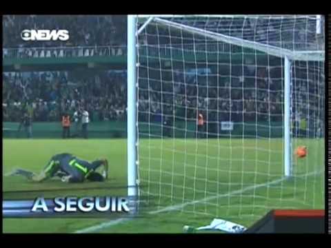 Coritiba 2 X 1 Fluminense 06/06/13 - Jornal da Globo - Gol 400 de Alex