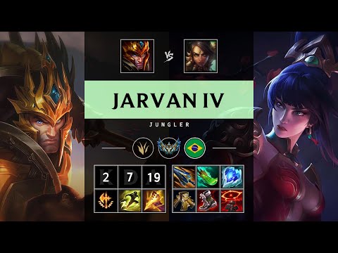 Jarvan IV Jungle vs Nidalee - BR Challenger Patch 25.17