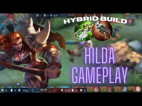 HILDA WITH HYBRID BUILD (INSANE DAMAGE) | MOBILE LEGENDS
