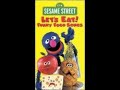 Opening And Closing To Sesame Street Let S Eat Funny Food Songs 1999 VHS