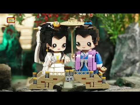 LuckiestToys - LOZ 1545 - 1548 Chinese Legend Of The White Snake Nano Block Set