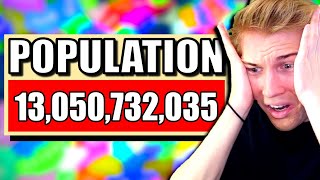 Creating 1 country in a world with 13,050,732,035 population