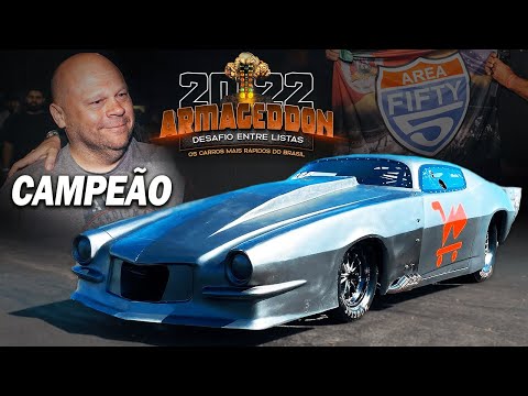 CAMPEÃO DO ARMAGEDDON LONDRINA | CAMARO V8 PROCHARGER do JADER KROLOW