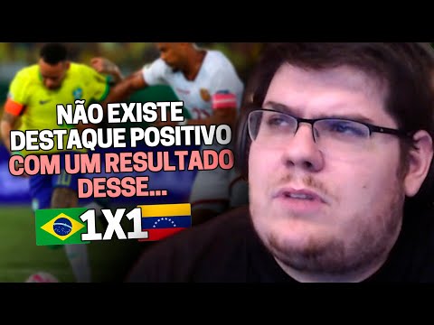 CASIMIRO REAGE: BRASIL 1 X 1 VENEZUELA PELA ELIMINATÓRIA DA COPA | Cortes do Casimito