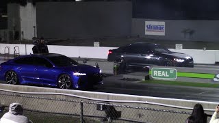 BMW M5 vs Audi RS7, X3 and Supra - Drag Races