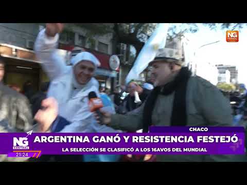 Locura en Chaco: así se vivió la victoria de la Selección en Resistencia