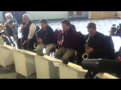 The Bill Elliott Swing Orchestra rehearsal