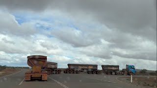 Iron Ore RoadTrains, Cue to Geraldton…Western Australia
