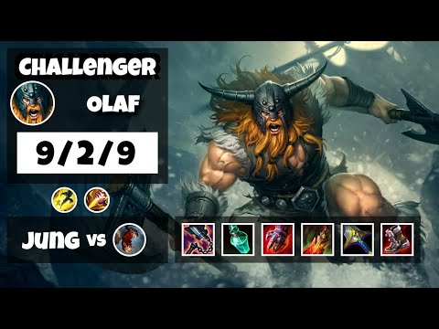 Olaf vs Fiddlesticks NA Challenger JUNGLE (9/2/9) - v11.13