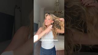 grwm in stockholm 🇸🇪#hairstylist #grwm #hairtutorial #scandiwave #shorts