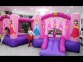 Princess BOUNCY CASTLES In My HOUSE