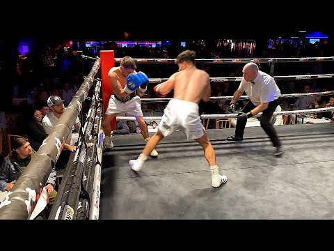 IBA Boxing - Phil Allen v Niko Arthur - First Round Demolition!