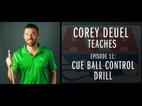 Corey Deuel - Ep 11 - Cue Ball Control Drill - Pool Tips - Billiard Training