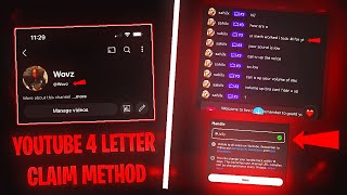 How to Claim Rare 4-Letter YouTube Handles & OG Usernames!