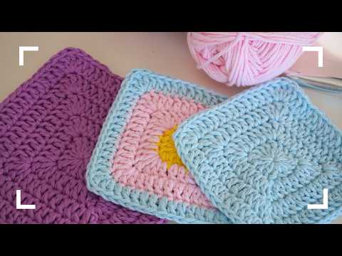 Granny Square Without Gaps | Crochet for Beginners