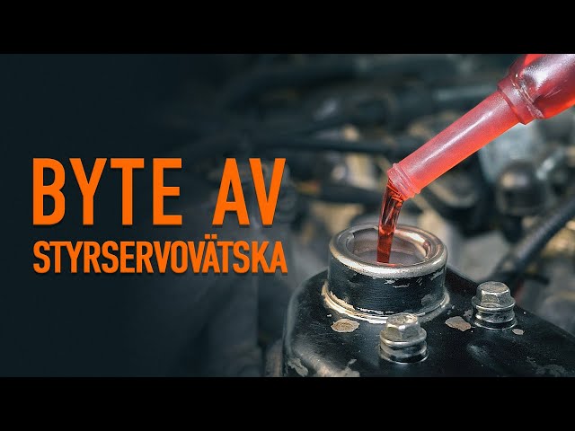 Se en videoguide om Styrservoolja byta i MERCEDES-BENZ 123-serie