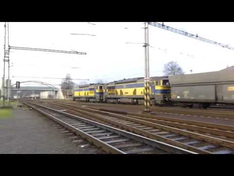 Cargo reko Brejlovec, motorová lokomotiva řady 753.7 (FHD)