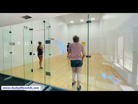 Racquetball Doubles Veronica Sotomayor/Maricruz Ortiz & Sudsy Monchik/Bailey Lewis
