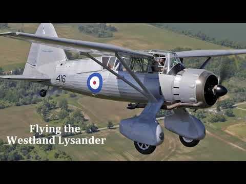 Fliegen mit der Westland Lysander