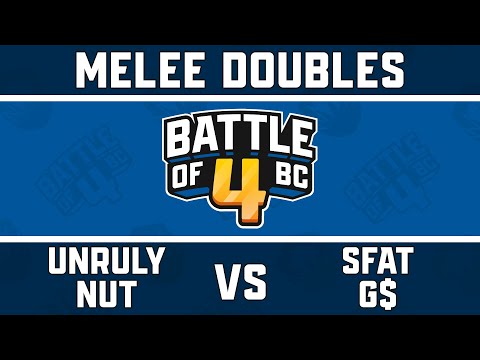 Unruly/nut vs SFAT/G$ - Melee Doubles Top 16 - Battle of BC 4