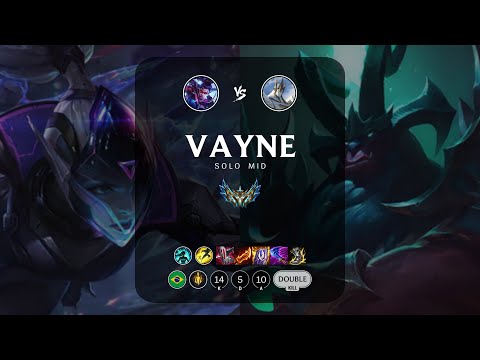 Vayne Mid vs Galio - BR Challenger Patch 13.5