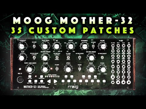Moog Mother-32 - Progressive Soundset (35 patches/presets)