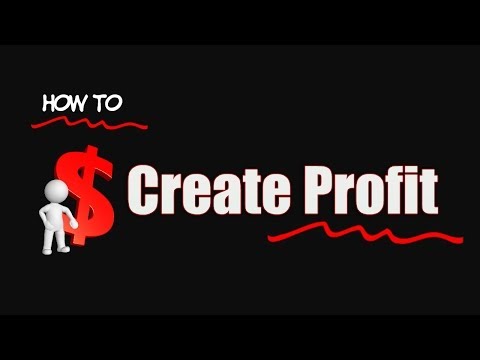 How to create PROFIT....simplified