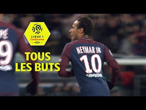 Tous les buts de Neymar JR | saison 2017-18 | Ligue 1 Conforama