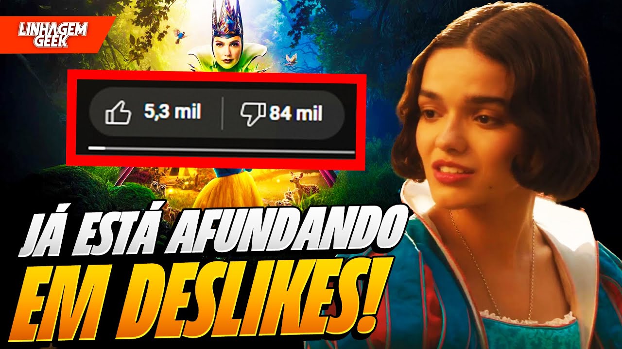 NOVO TRAILER DE BRANCA DE NEVE NÃO PASSA DESPERCEBIDO E É DESTRUÍDO NA INTERNET!