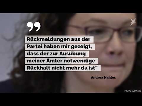 Nach Wahldebakel: Andrea Nahles tritt zurück