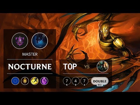 Nocturne Top vs Gangplank - EUW Master Patch 9.7