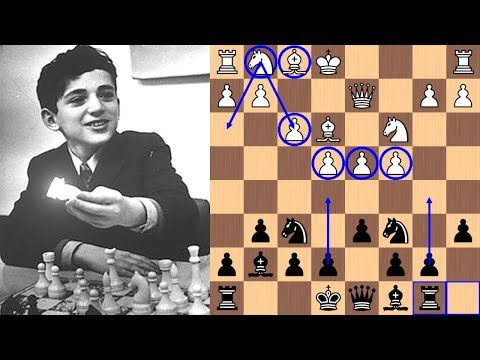 13-year-old Garry Kasparov smashes the Sämisch - Tbilisi 1976