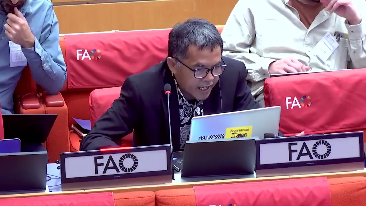 Agrarian Reform: Key to solving the food & climate crises | Zainal Fuad, Indonesian Peasant Union