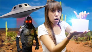 We went to a UFO Sighting and FOUND TREASURE! *Caught on Tape*