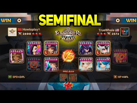 HOWTOPLAY vs TRUEWHALE. SEMI-FINAL. Summoners War Legend Tournament Season 14