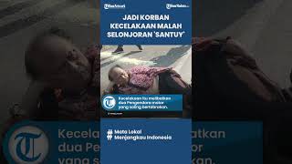 Nyleneh! Bapak-bapak Jadi Korban Kecelakaan di Sleman Malah Selonjoran Santai di Tengah Jalan