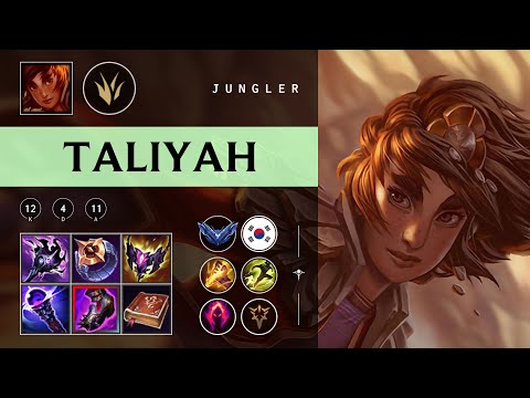 Taliyah Jungle vs Nidalee - KR Diamond Patch 25.24
