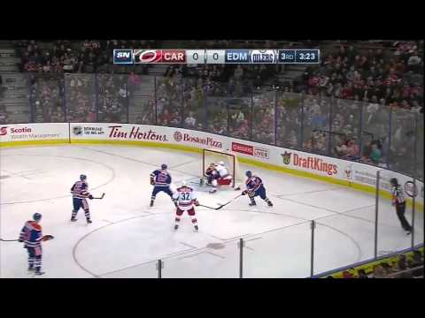 Hurricanes @ Oilers Highlights 01/04/16