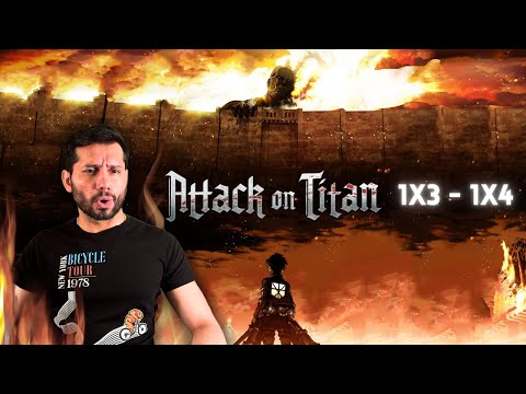 First Time Watching Anime & It’s INTENSE | Attack on Titan Ep 3–4 Reaction