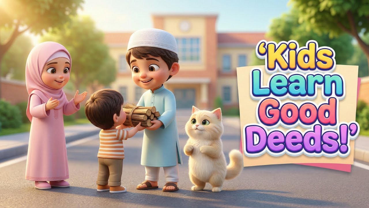 Kids Learn Good Deeds—Ahmed & Fatima’s Heartwarming Day!