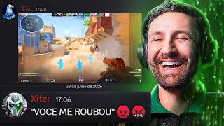 ENGANEI o CHEATER com CÓDIGO FAKE... ele ENTREGOU e ainda ENTROU DISCORD pra RECLAMARKKKKKKK