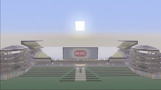 preview picture of video 'Biggest Stadium on Minecraft Xbox - Pittsburgh Steelers Heinz Field'