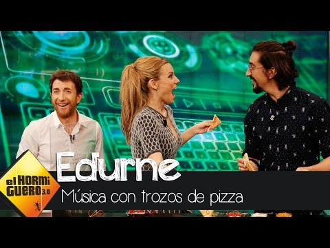 Marron toca la batería con trozos de pizza del día anterior- 'El Hormiguero 3.0'