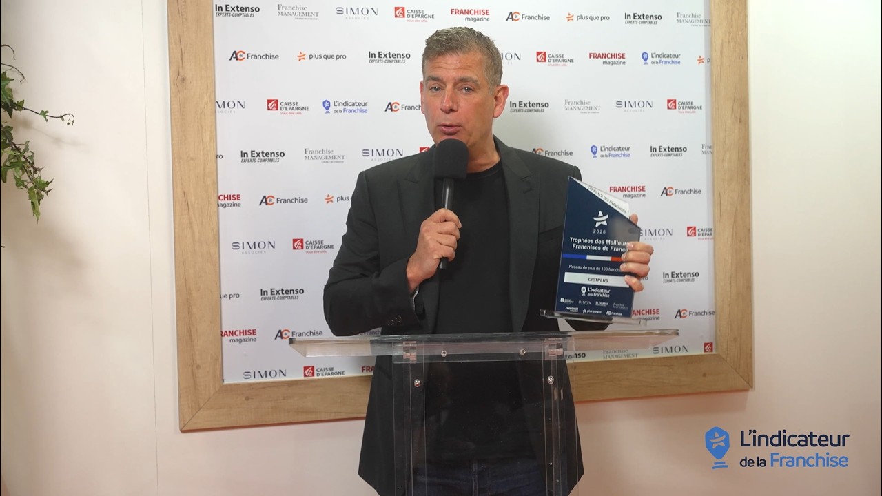 TM2F 2026 « Taux de confiance des franchisés » – Réseau de plus de 100 franchisés – DIETPLUS