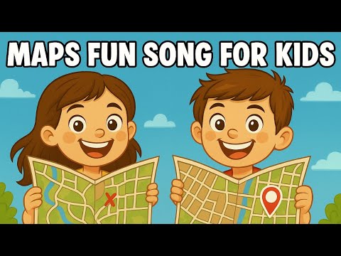Maps Fun Song for Kids! | Videos For Kids | LittleMentee