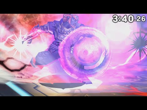 [TAS] Super Smash Bros. 4 3DS: Classic Mode 9.0 Ganondorf (No Damage)