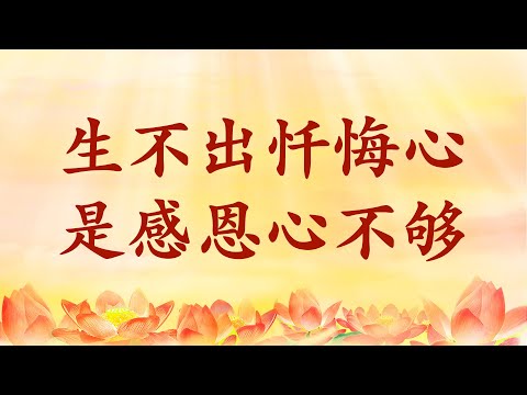 4.  师父精彩开示：生不出忏悔心，是感恩心不够
